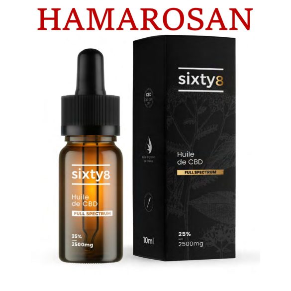 Sixty8 CBD olaj- 25% - 10ml